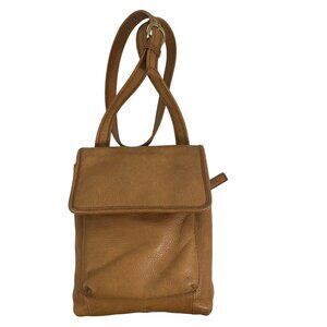 VTG FOSSIL 1954 Leather Crossbody Shoulder Bag Travel Organizer Satchel 75082